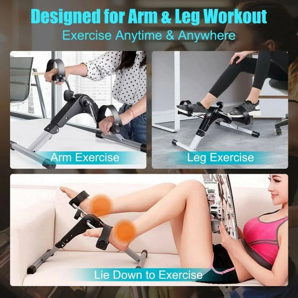 Folding Pedal Exercise Bike with Electronic Display I644