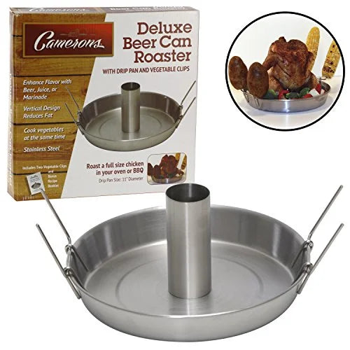 Stainless Steel Beer Can Chicken Roaster T7258
