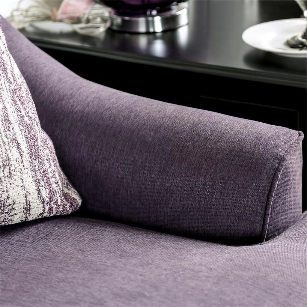 Purple Chenille Loveseat C46813