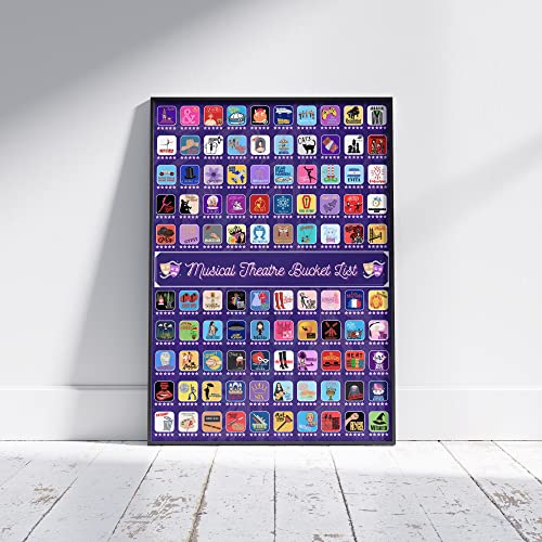 Musical Theater Scratch Off Poster 23"x17" F290583