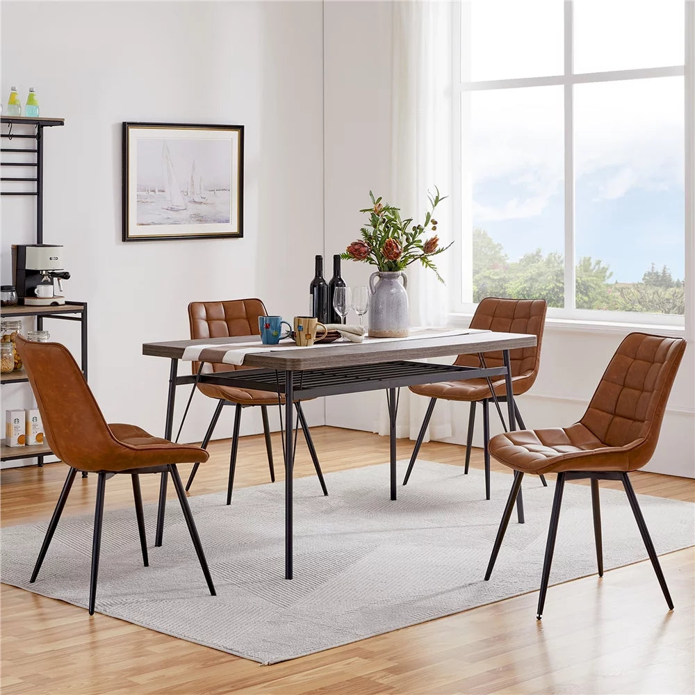 Set of 2 Cushioned Dining Chairs F3505