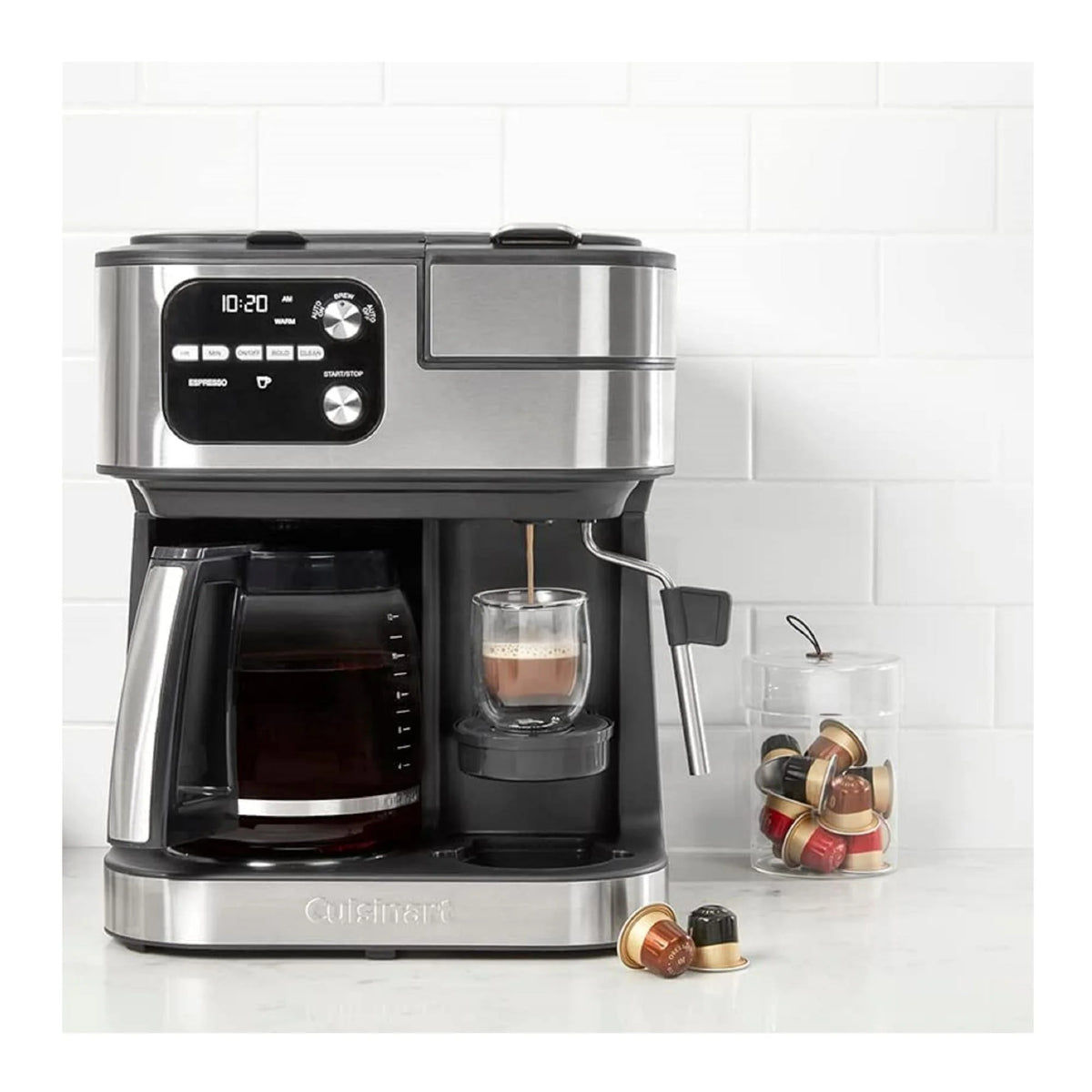 4-In-1 Coffeemaker with Capsules and Canister L9178