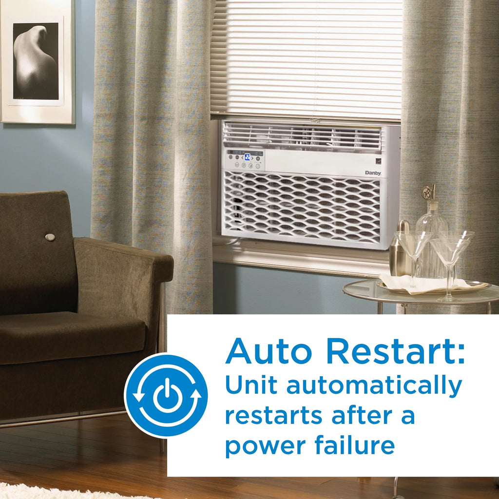 6000 BTU White Window Air Conditioner R57984