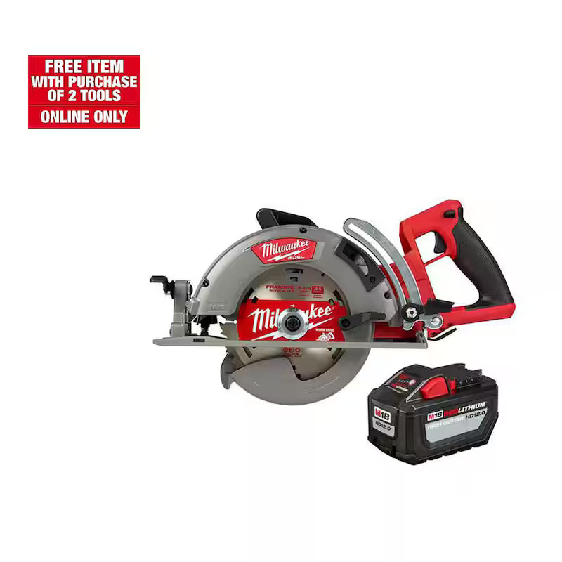 18V Cordless 7-1/4 in. Circular Saw & 12.0Ah Battery O400136