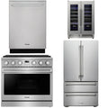 36 Gas Range, Refrigerator, Dishwasher and Wine Cooler X9151