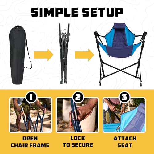 Portable Folding Rocking Camping Chair with Carry Bag B9305