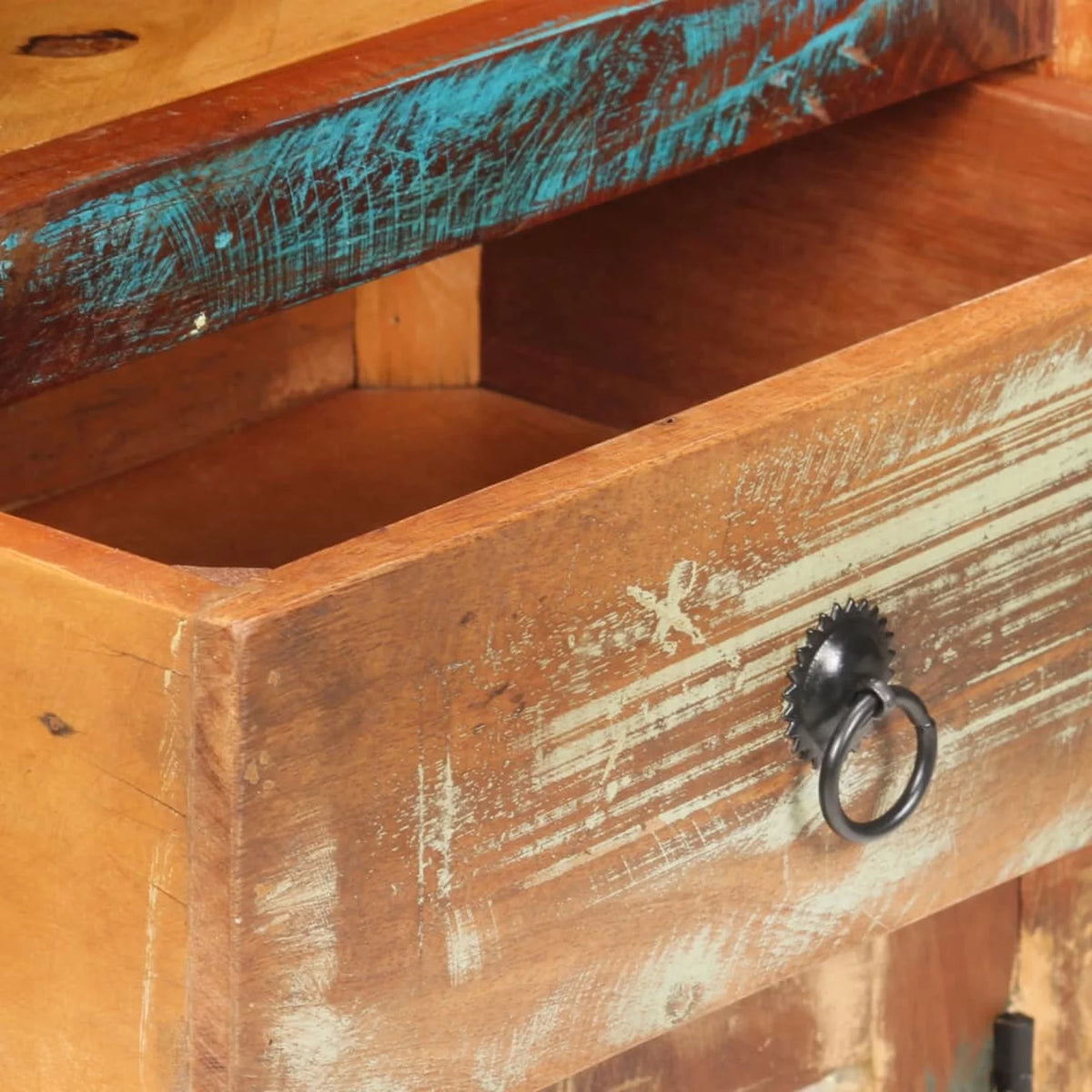 Solid Reclaimed Wood Highboard R638