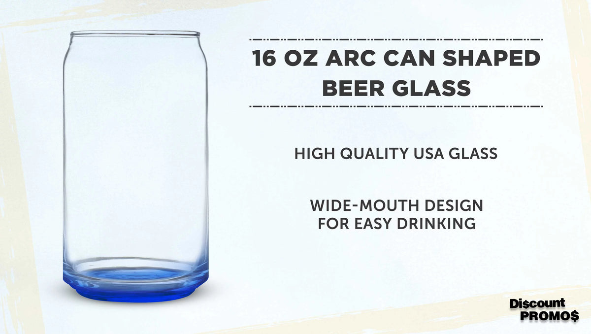 Blue 16 oz Glassware Set of 10 V52596