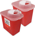 Large 2 Gallon Sharps Container 2-Pack with Chimney Top P75936
