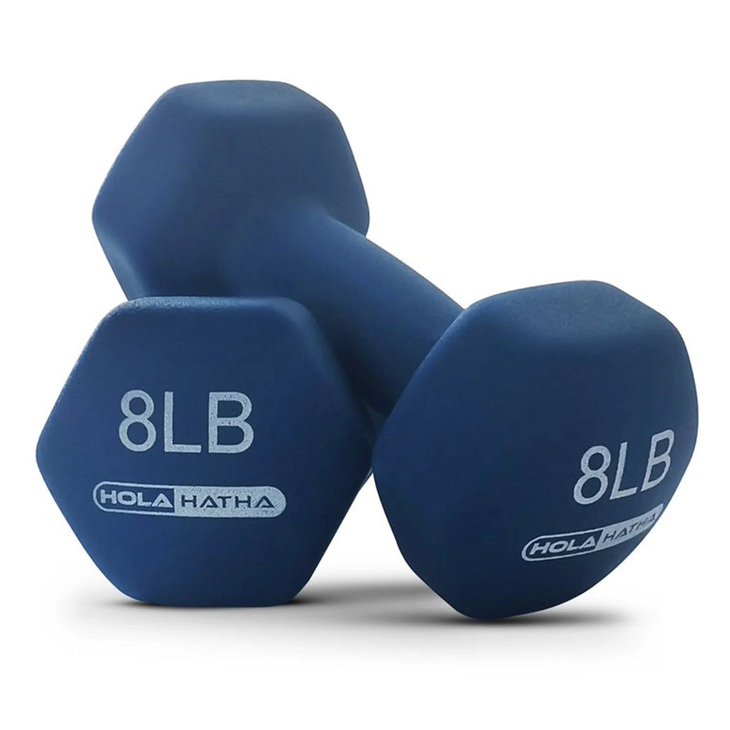 3, 5, and 8 Pound Dumbbell Hand Weight Set with Storage Rack J787