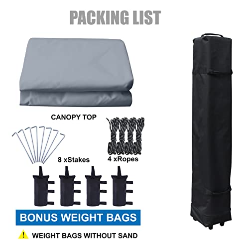 Portable Pop Up Canopy Tent 10x10 Blue M8669