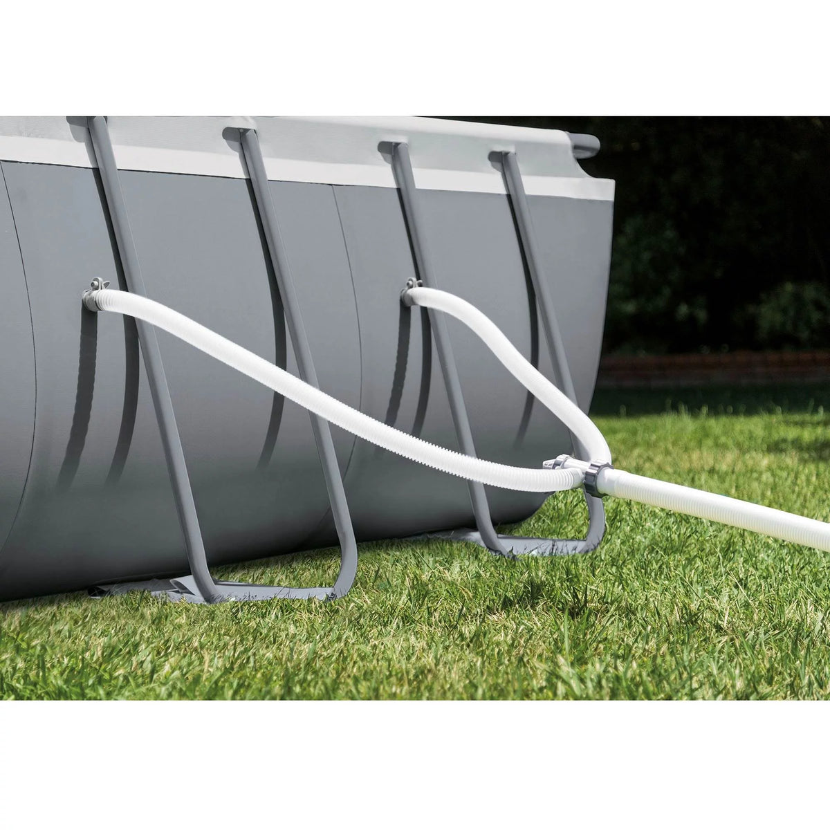 24' x 12' x 52 Rectangular Frame Swimming Pool with Pump P61650