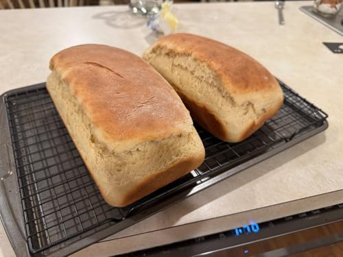 2-In-1 Cast Iron Loaf Pan Rectangular Baking Pan with Banneton Bread Proofing Basket Set D158