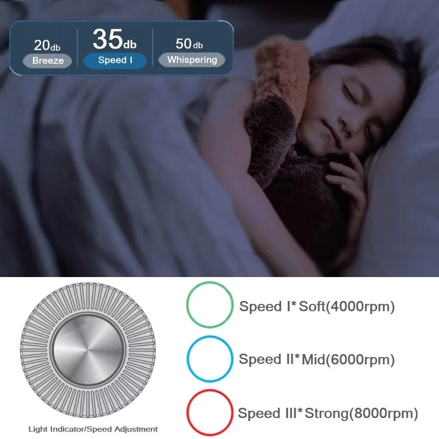 White Portable Air Purifier F114110