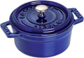 Cast Iron 0.25-Qt Mini Round Cocotte Dark Blue C18520