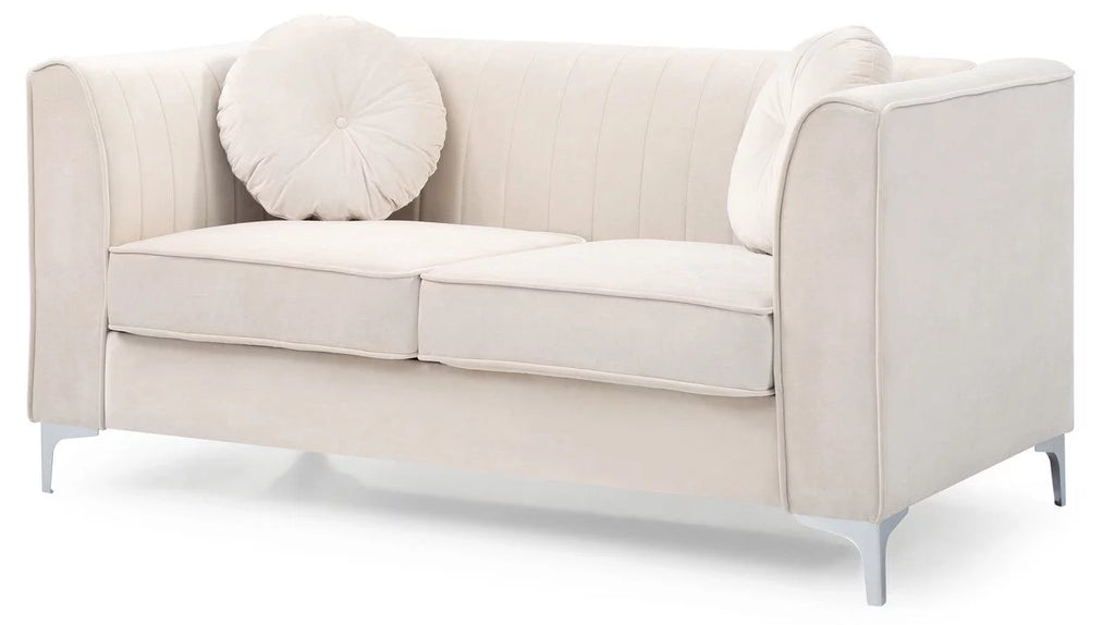 Ivory Loveseat S9084