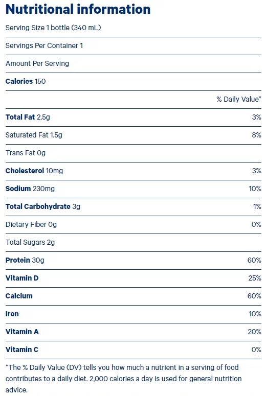 Chocolate Vanilla High Protein Shakes T8680