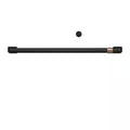 Single Wall Oven and Built-In Microwave Handle Kit in Flat Black N7372