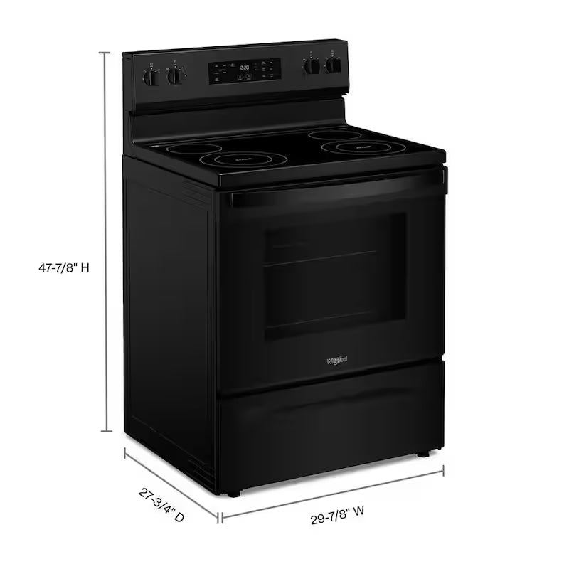 4 Element Freestanding Electric Range in Black Z720953