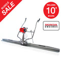 1.8 HP Gas Concrete Power Screed with 10ft Aluminum Magnesium Board M846