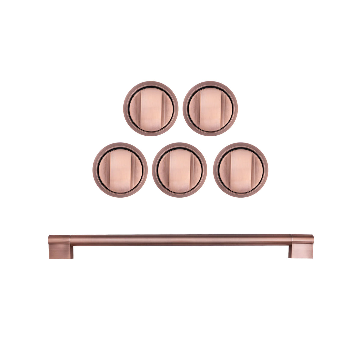 Rose Gold Handle and Knob Set A9471