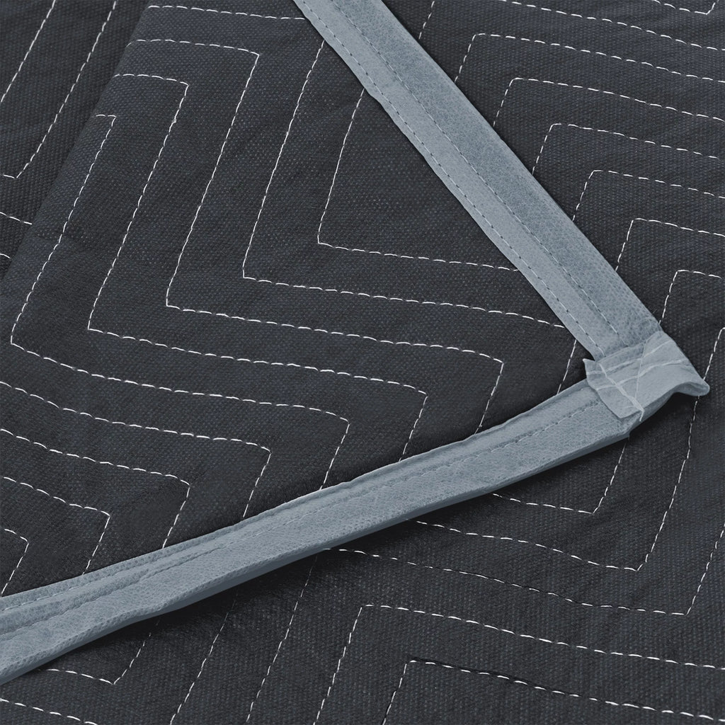 12 Packing Blankets 72" x 40" Black V972