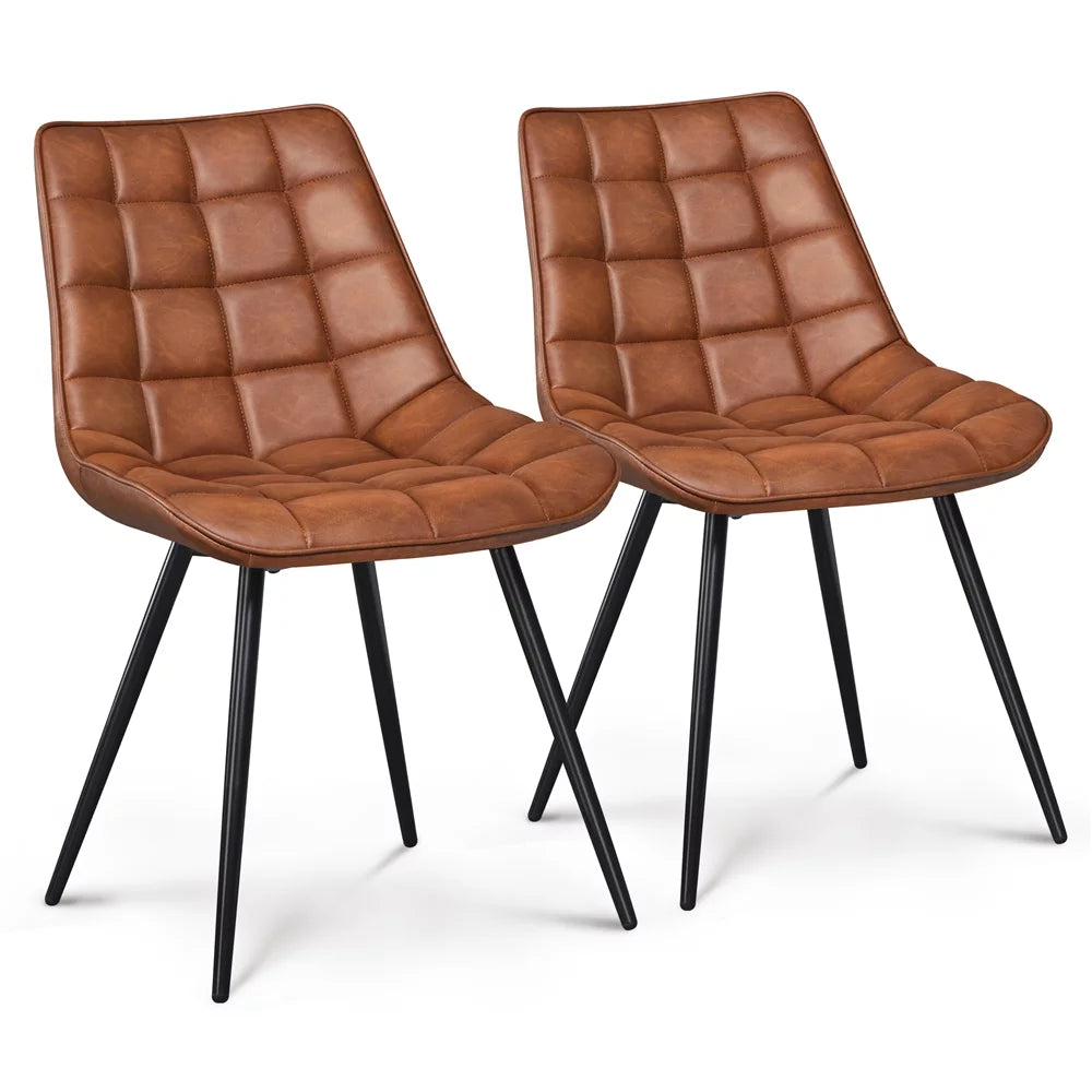 Set of 2 Cushioned Dining Chairs F3505