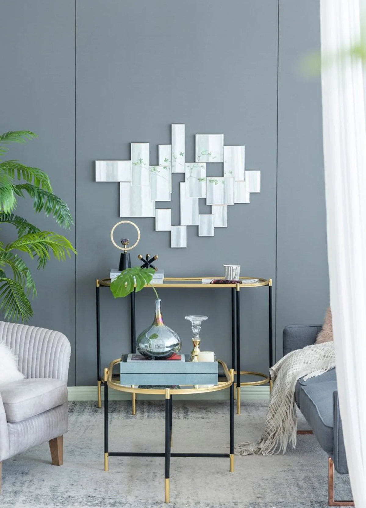 Geometric Wall Mirror U63460