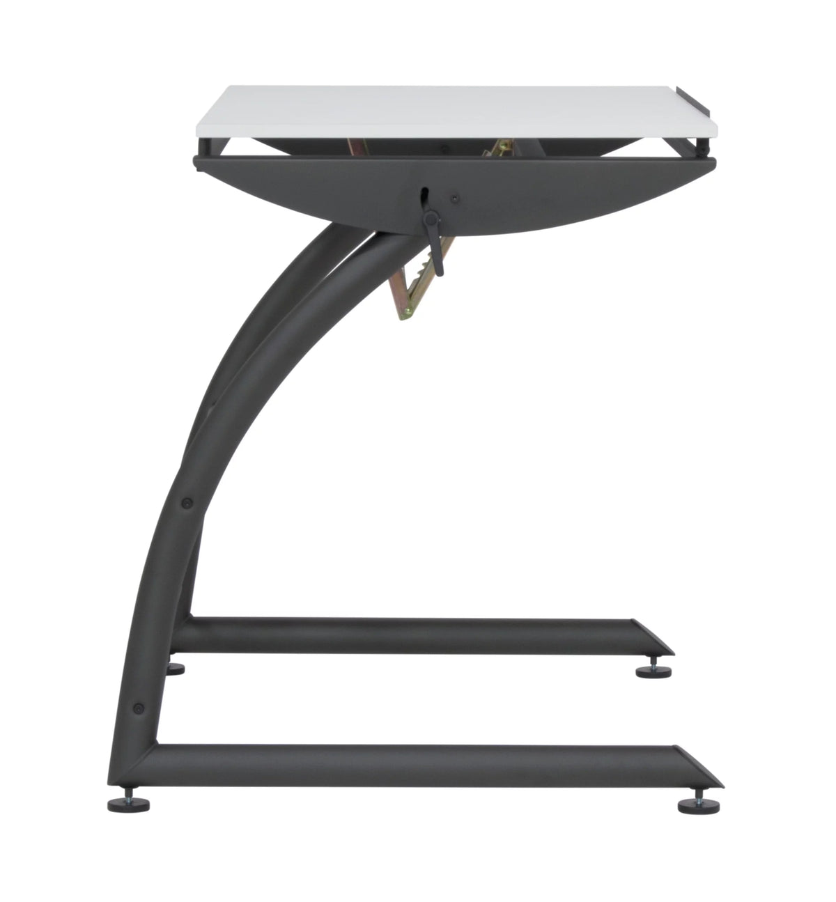 Adjustable Standing Height Drafting Table with 35" Wide Angle Adjustable Top J331134