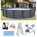 15-ft Round 52-in Deep Above Ground Swimming Pool E64309