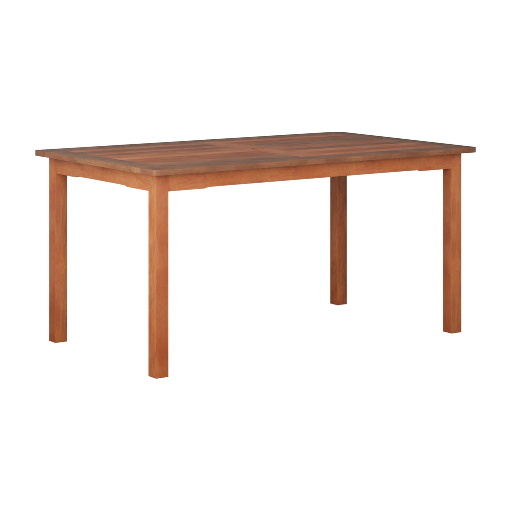 Hard Wood Outdoor Patio Rectangle Dining Table V20652
