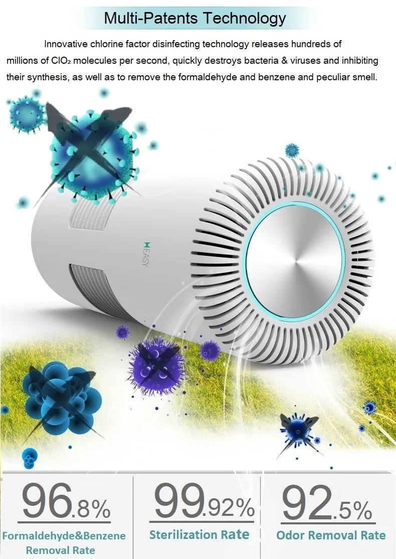 White Portable Air Purifier F114110