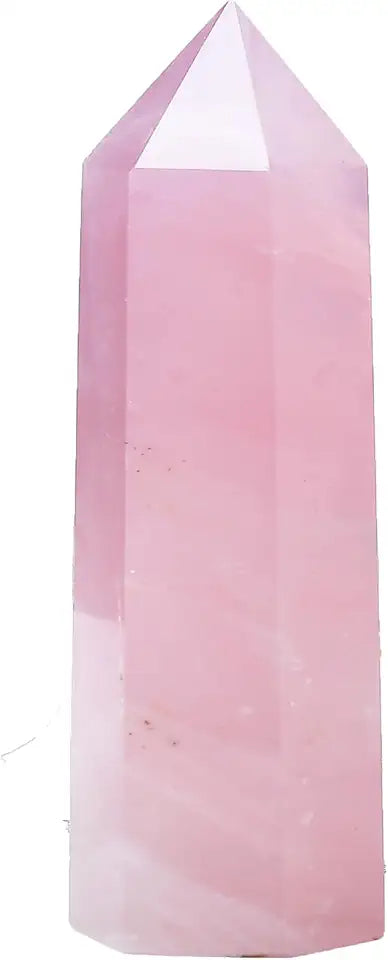 Rose Quartz Crystal Point 1.3-1.7 Pound V57370