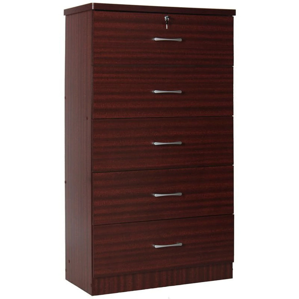 Twin Captains Bed & 5-Drawer Chest H187030