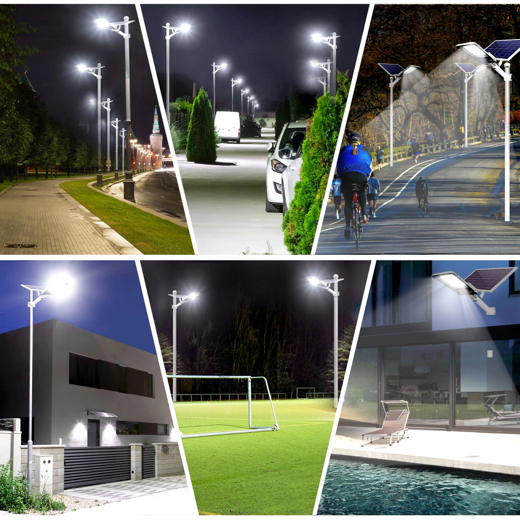 3400 Watt Solar LED Street Light with Remote W826046