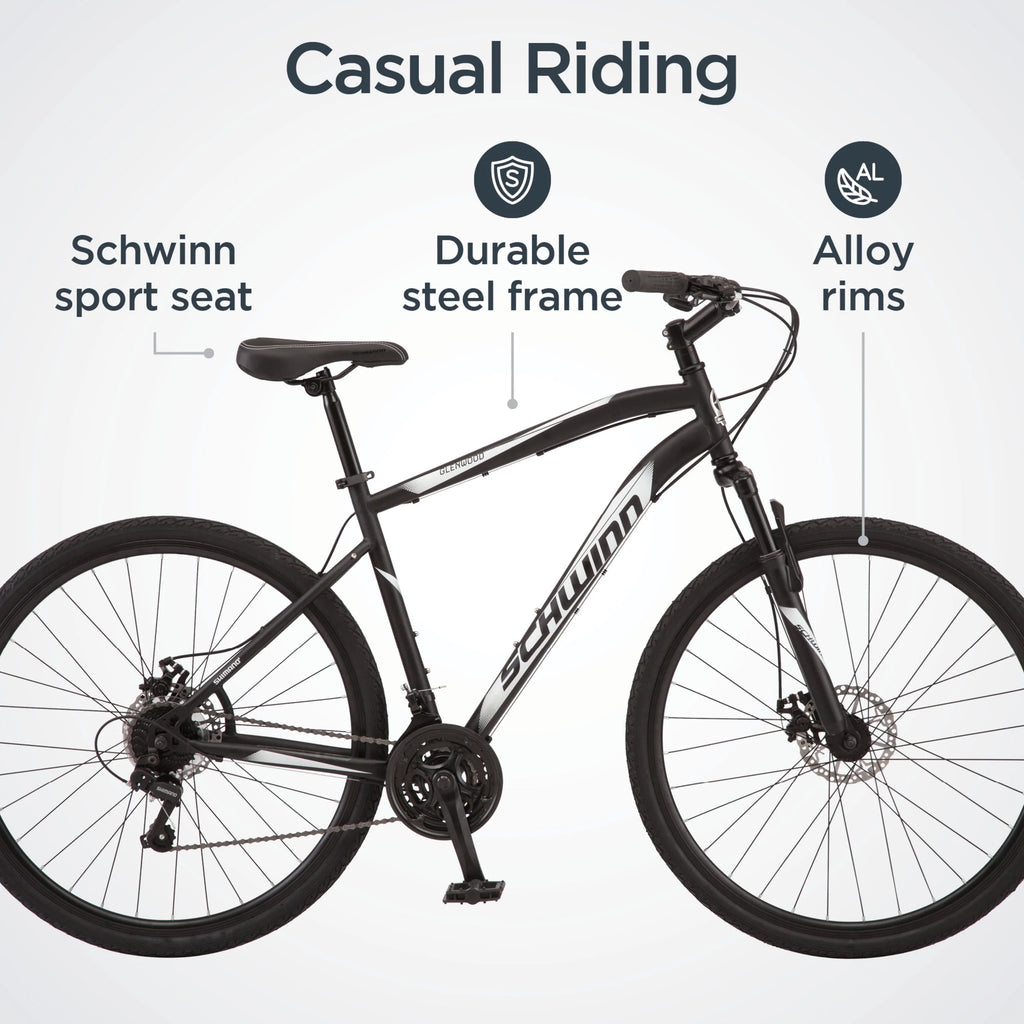 Black 21 Speed Hybrid Bike L2944