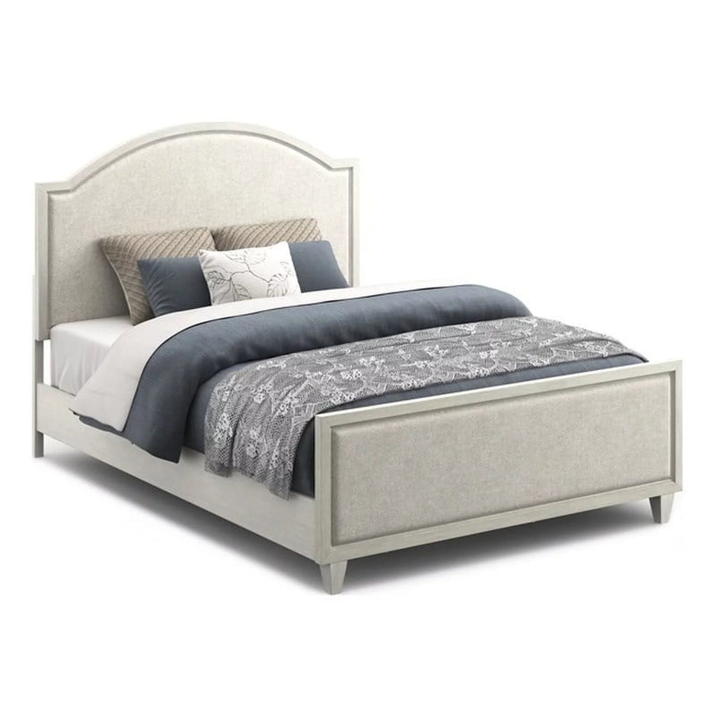 Gray Queen Upholstered Wooden Bed C919054