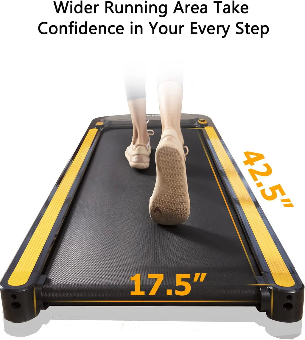 Under Desk Treadmill 2.25HP 265lb Weight Capacity Portable Walking Pad F247028