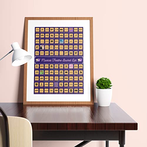 Musical Theater Scratch Off Poster 23"x17" F290583