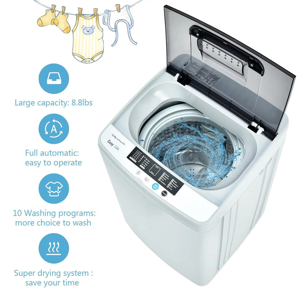 8.8lbs Portable Automatic Washing Machine B71023