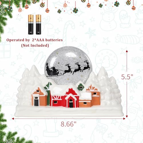 Ceramic Christmas Village Tabletop Decoration J664