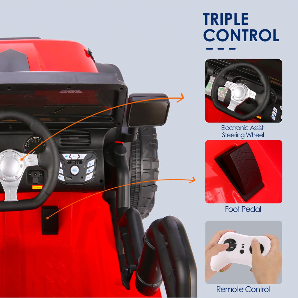 24V 9AH Electric Battery Powered 2 Seater Kids Ride on Car P758