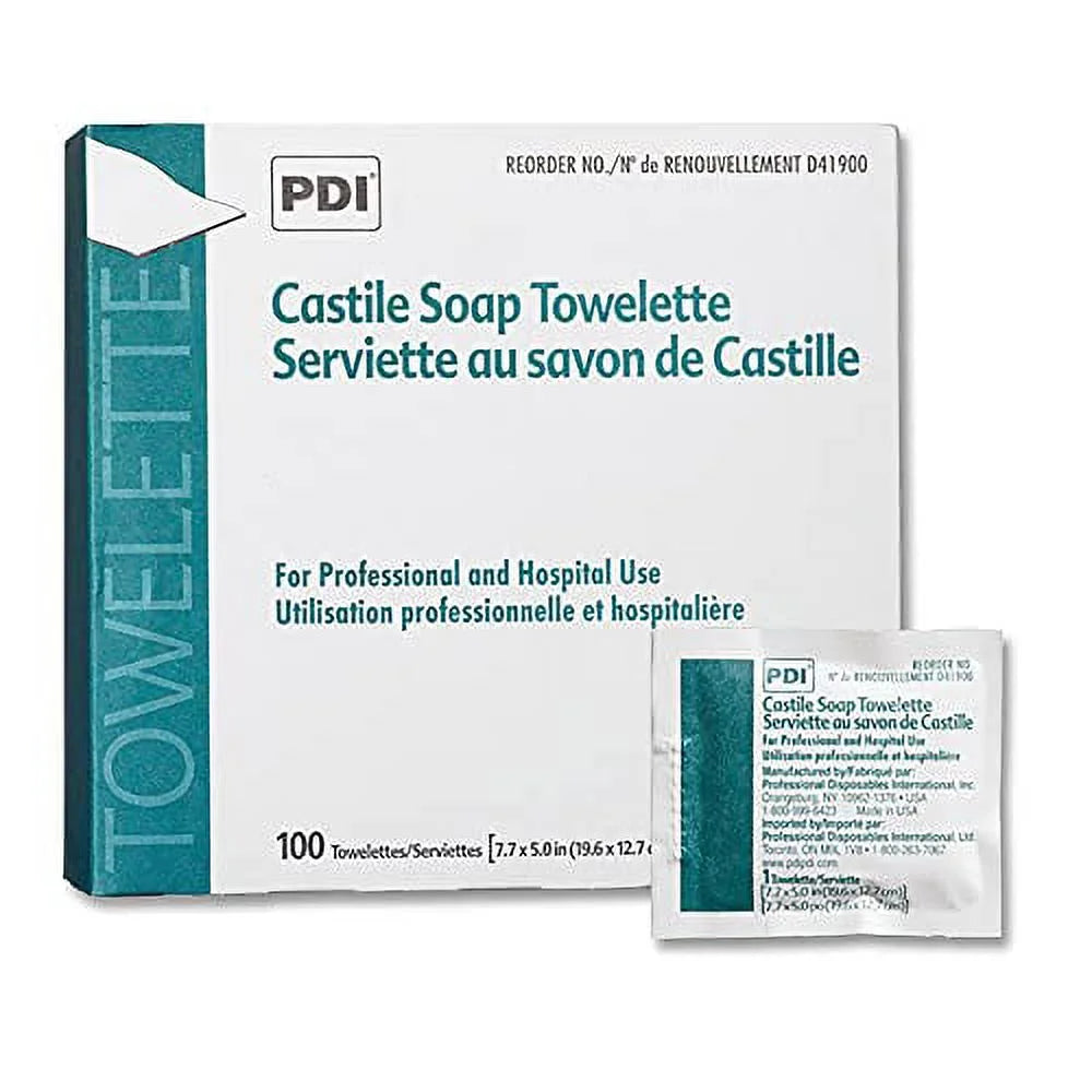 Castile Soap Facial Cleansing Wipe with Coconut Oil, 300 Count S139167
